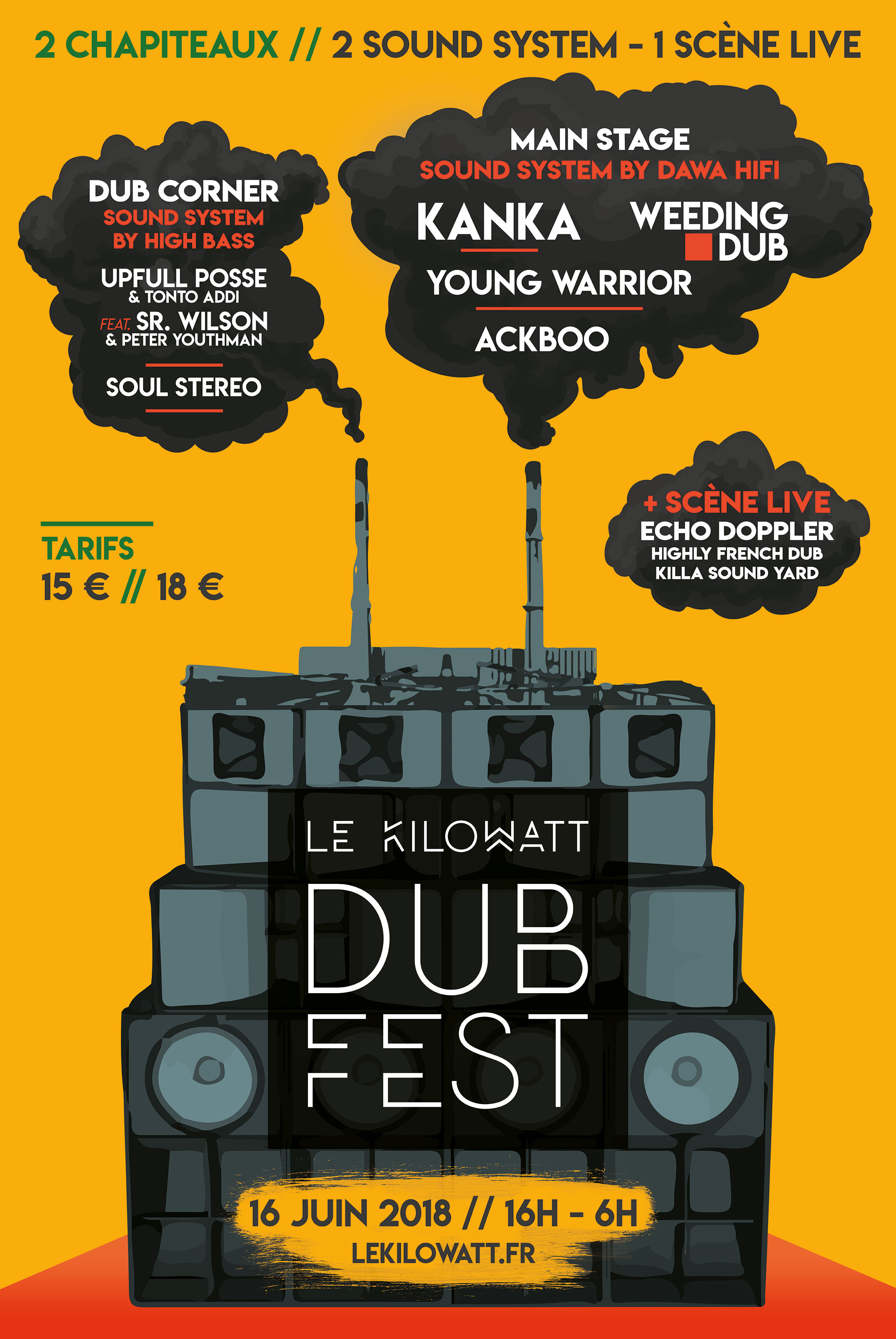 Le Kilowatt Dub Fest Affiche